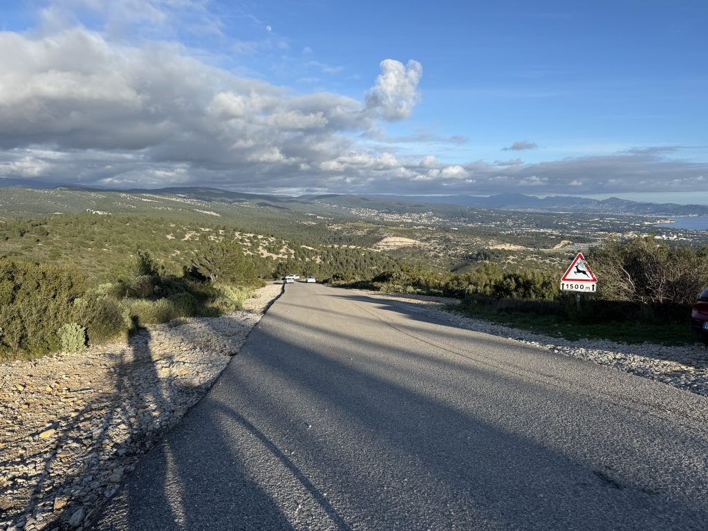 steep road