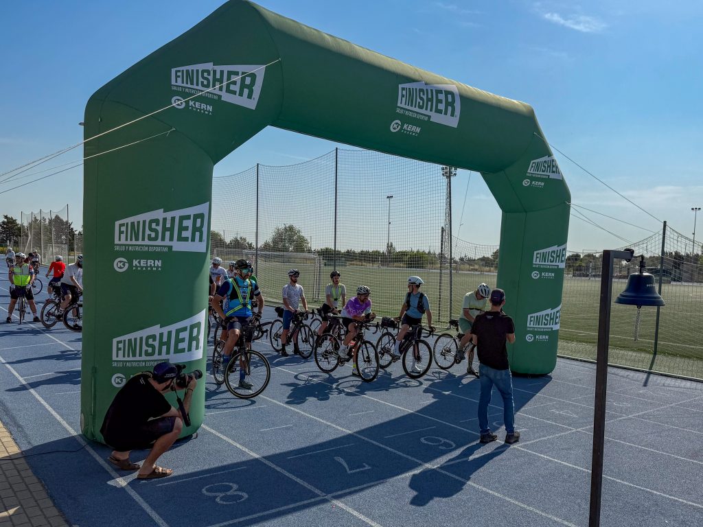 Cyclist pre-race